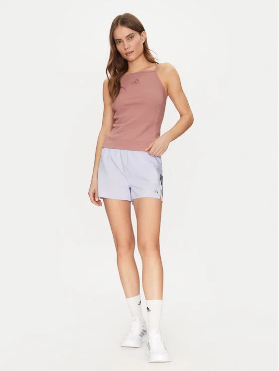 Топ slim fit ALL SZN Rib Adidas, розовый — фото 2