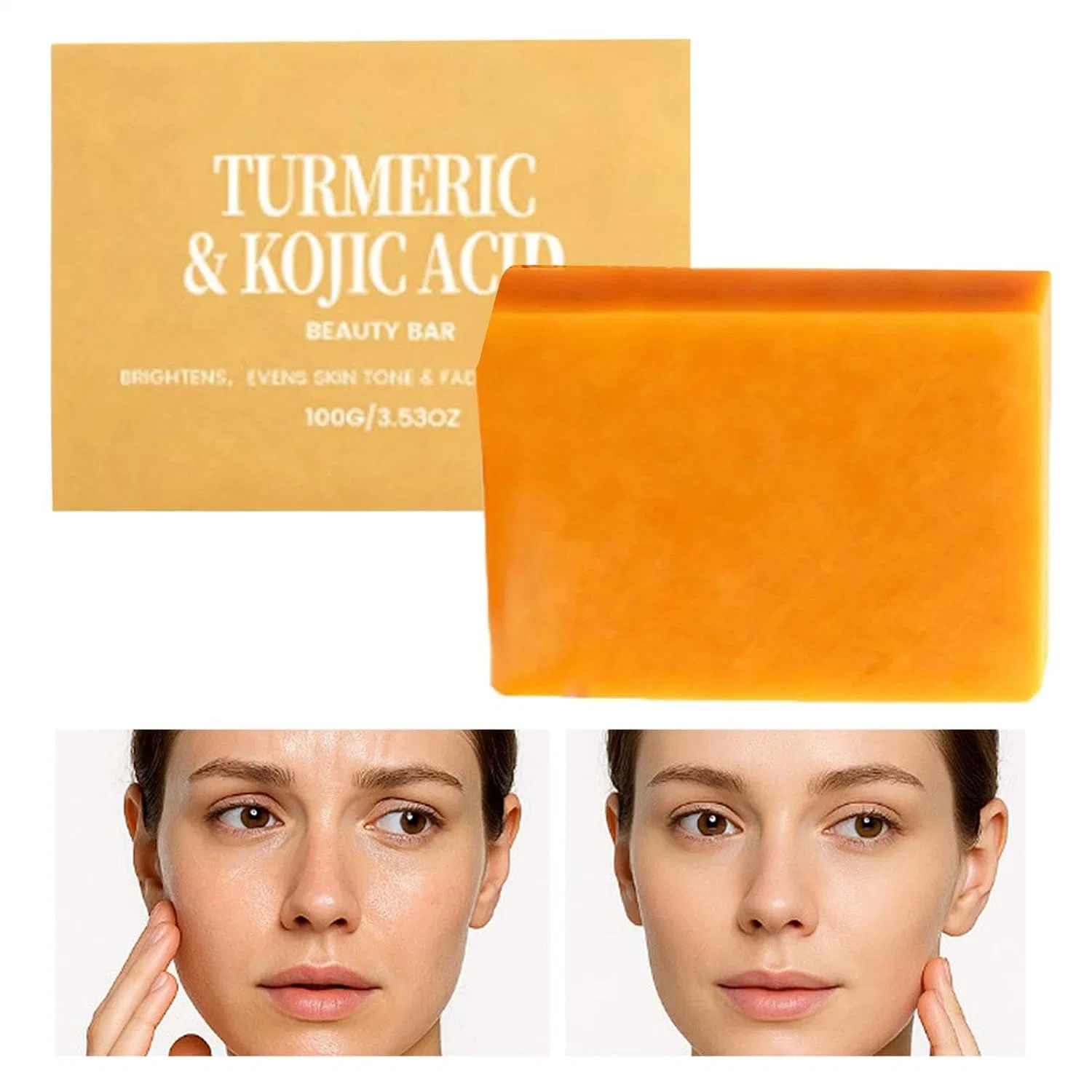Мыло для лица с отбеливающим эффектом, 120 г, Mehrfarbig Generisch