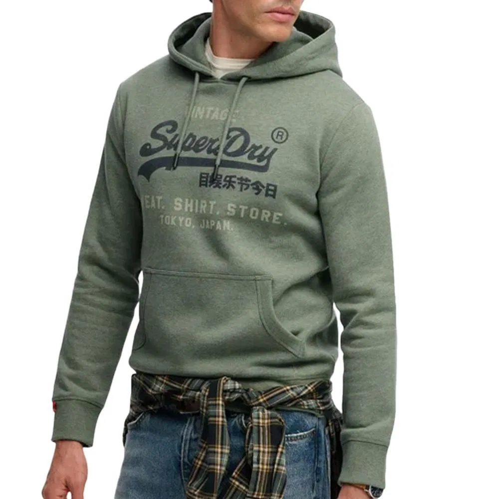 Мужское худи с капюшоном Superdry, Цвет Grun — фото 2