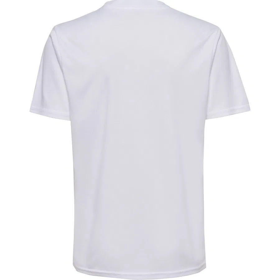 Детская футболка с коротким рукавом из интерлока Essential Jersey Hummel, Белый — фото 3