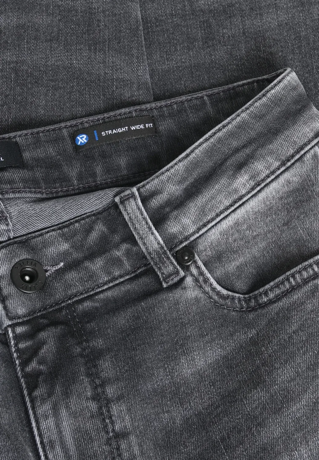 Прямые джинсы широкого кроя - джинсы прямого кроя Rellix, Dark Grey Denim — фото 3
