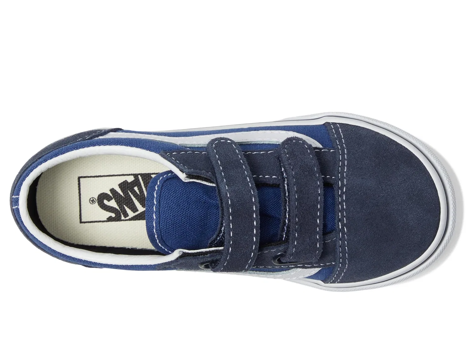 Кроссовки Old Skool V (для младенцев и малышей) Vans Kids, Navy — фото 3