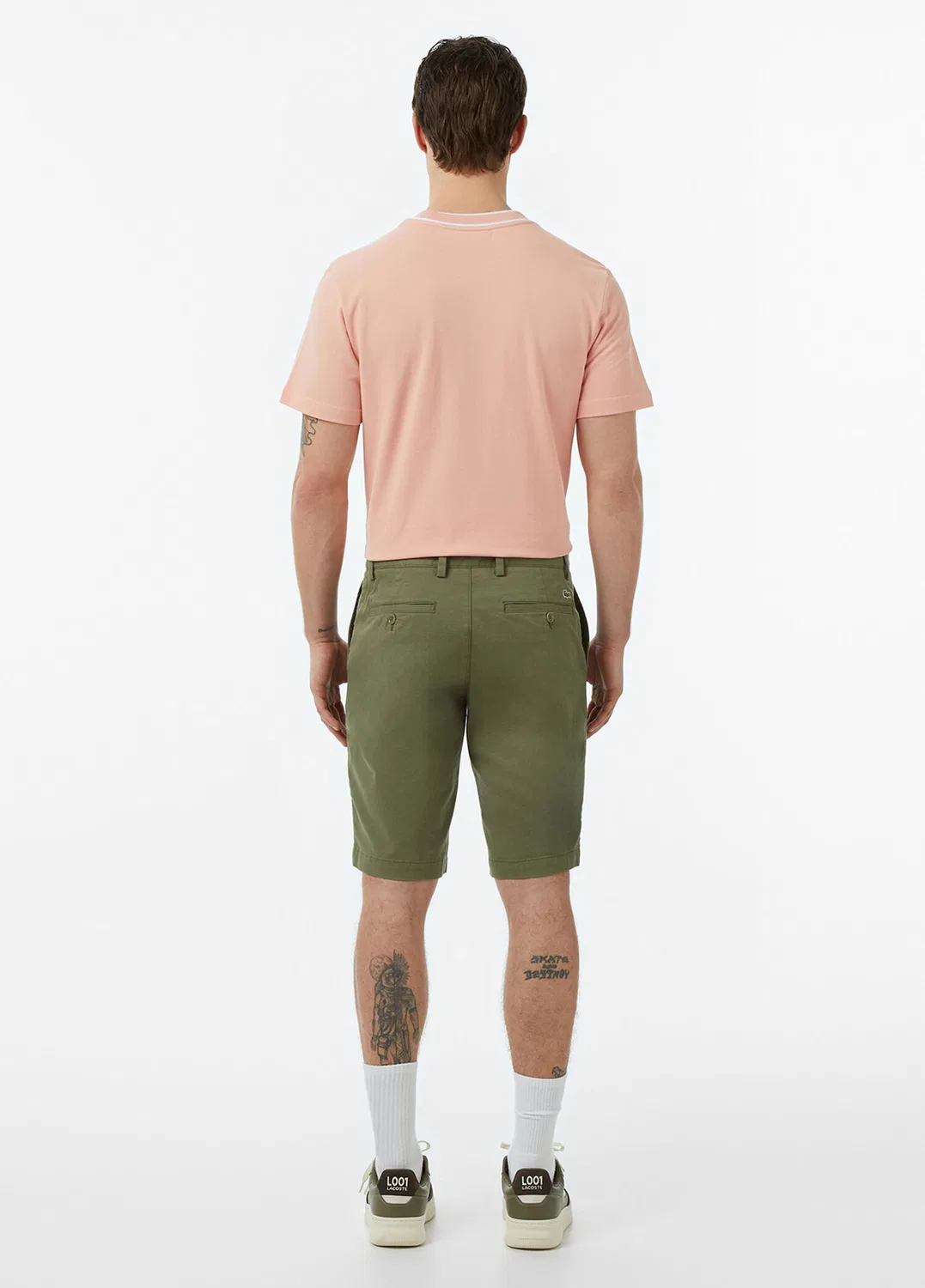 Бермуды Slim Fit Lacoste, Haki-BMY — фото 3