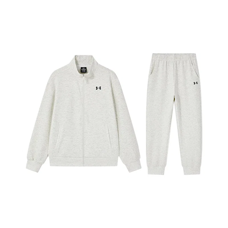 Детский спортивный костюм со стойкой-воротником Under Armour, Beige Heather Gray
