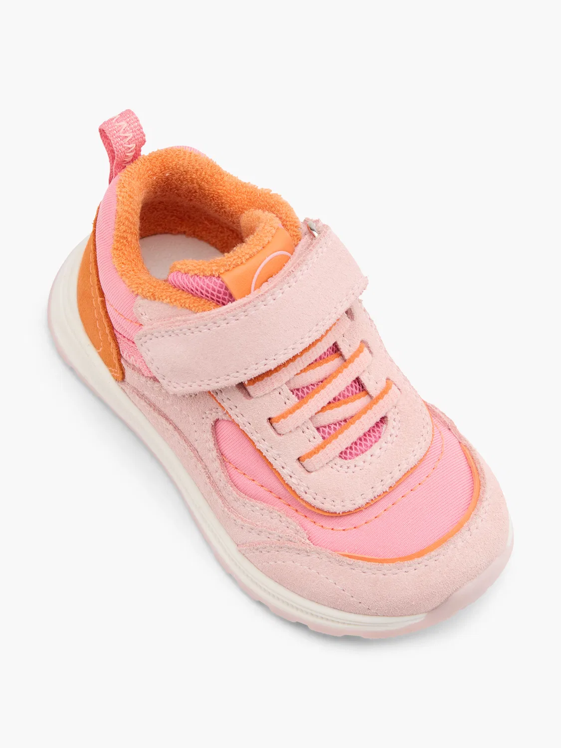 Детские кроссовки на липучке Elefanten, цвет Rose Gold — фото 2