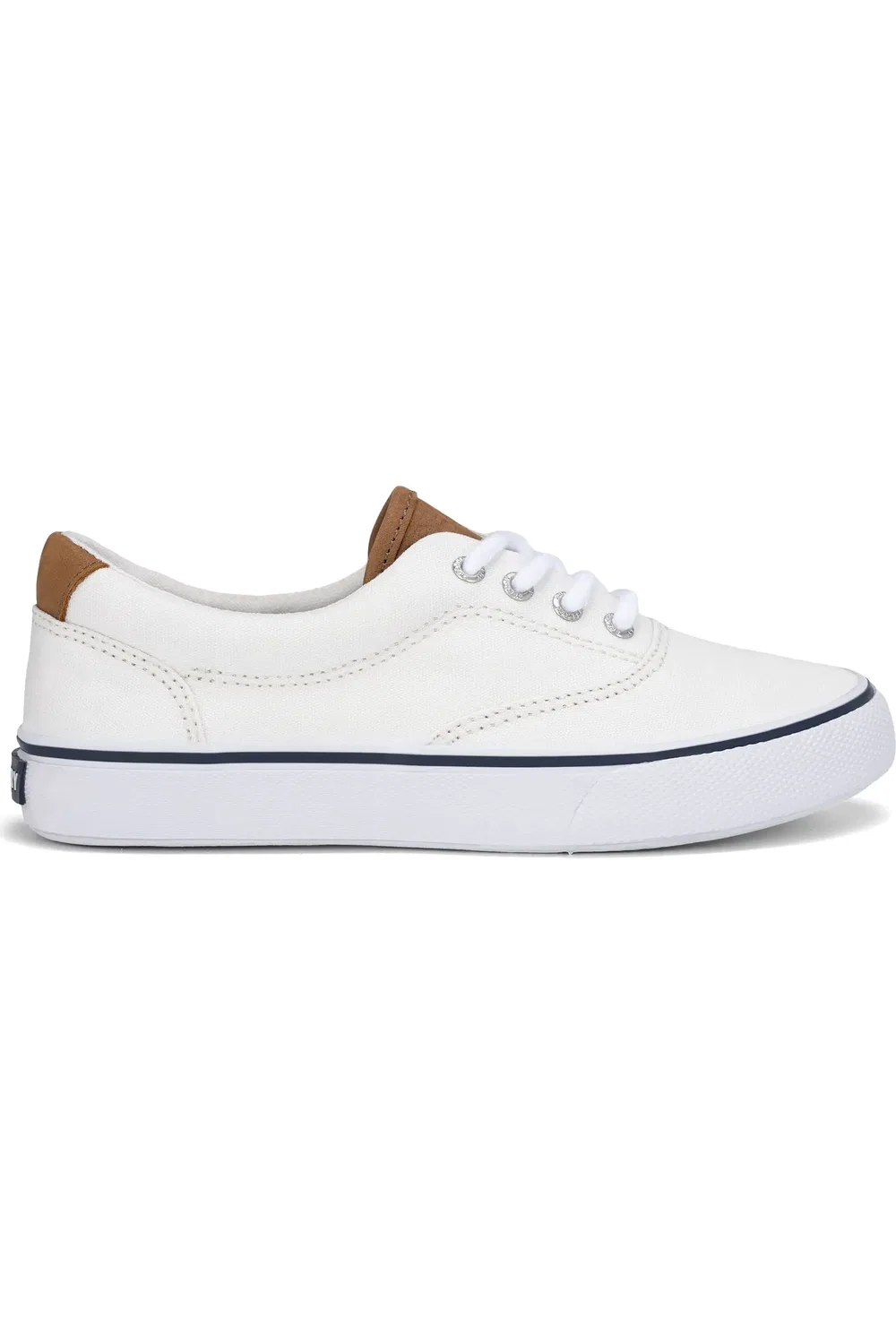 Кроссовки детские на шнуровке CVO Striper II Sperry, Blanc De Blanc — фото 2