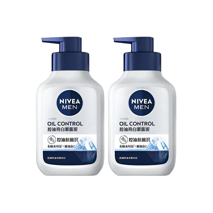 Мужской очищающий гель для лица с эффектом осветления, 3 шт по 150 г, NIVEA, Black — фото 2