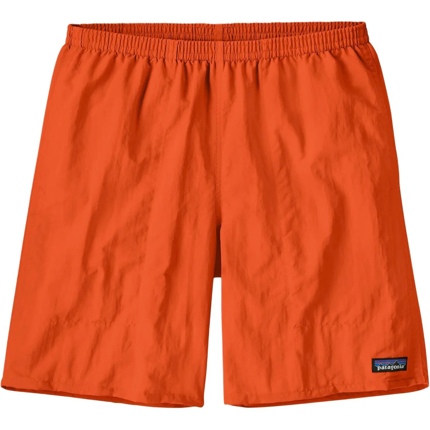 Мужские шорты технические для плавания с длиной до колена Baggies Longs Patagonia, Coal Orange/CLOR