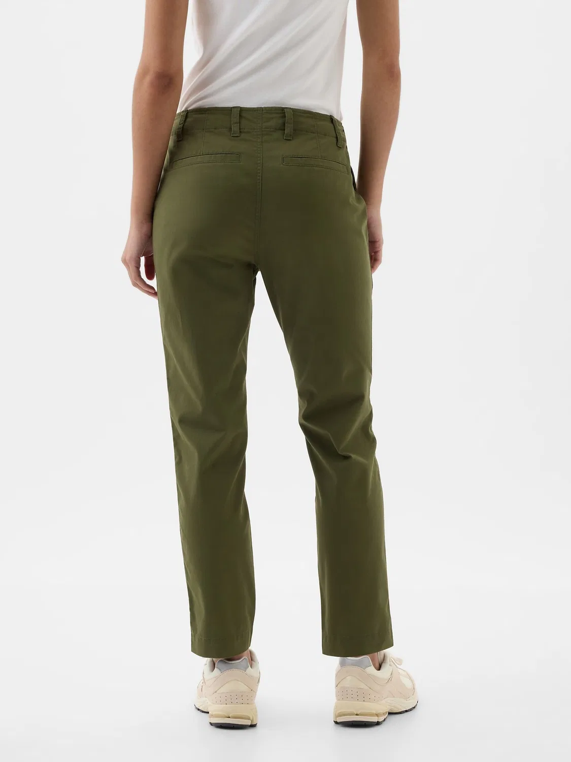 Чиносы Slim Fit Downtown Gap, зеленые — фото 3
