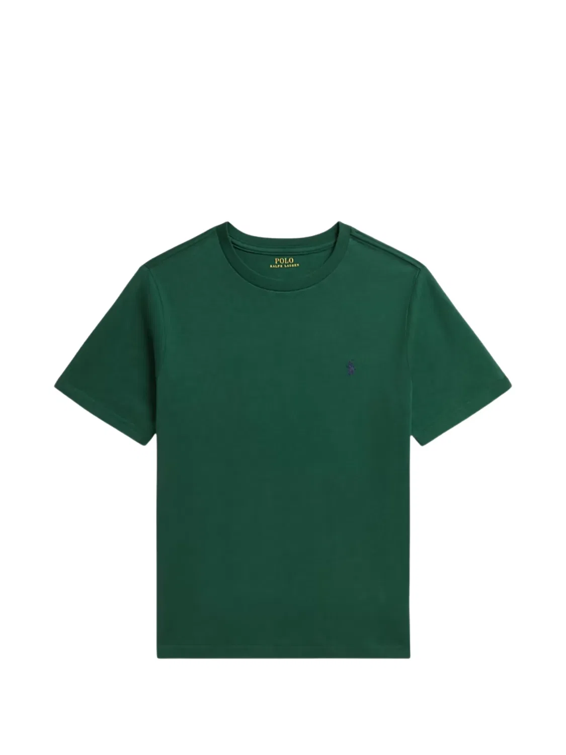 Футболка с вышитым логотипом Polo Ralph Lauren Kids, зеленый
