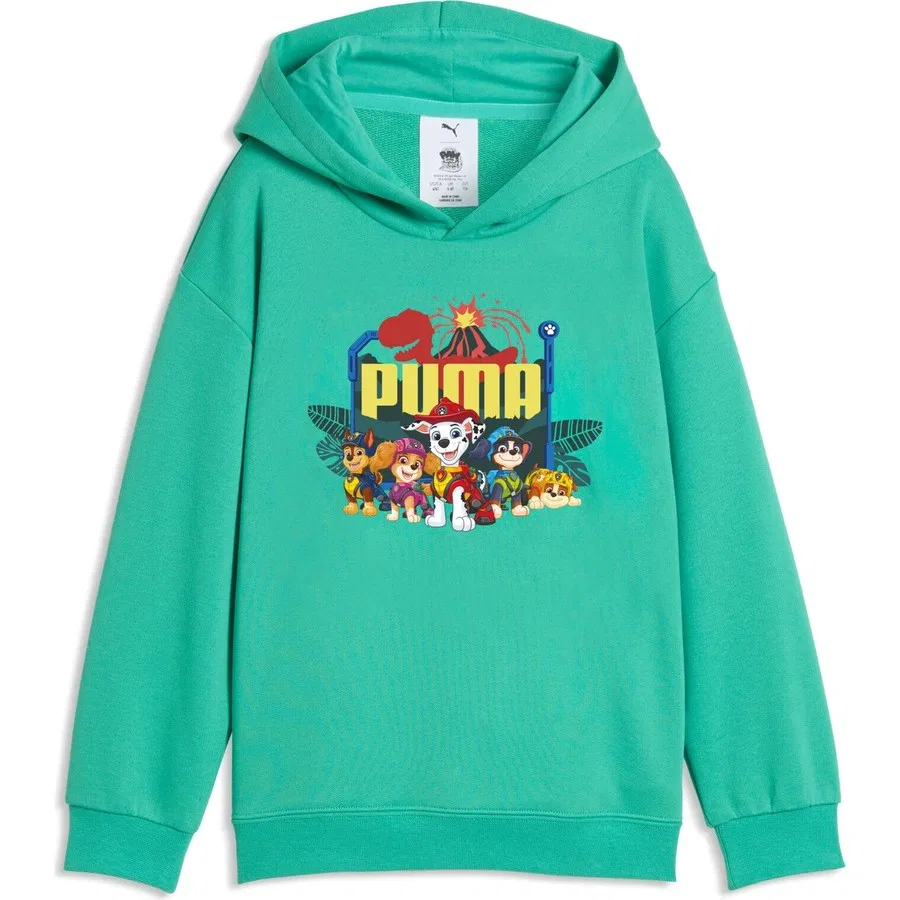 Детский худи с принтом Paw Patrol Puma, Vibrant Green