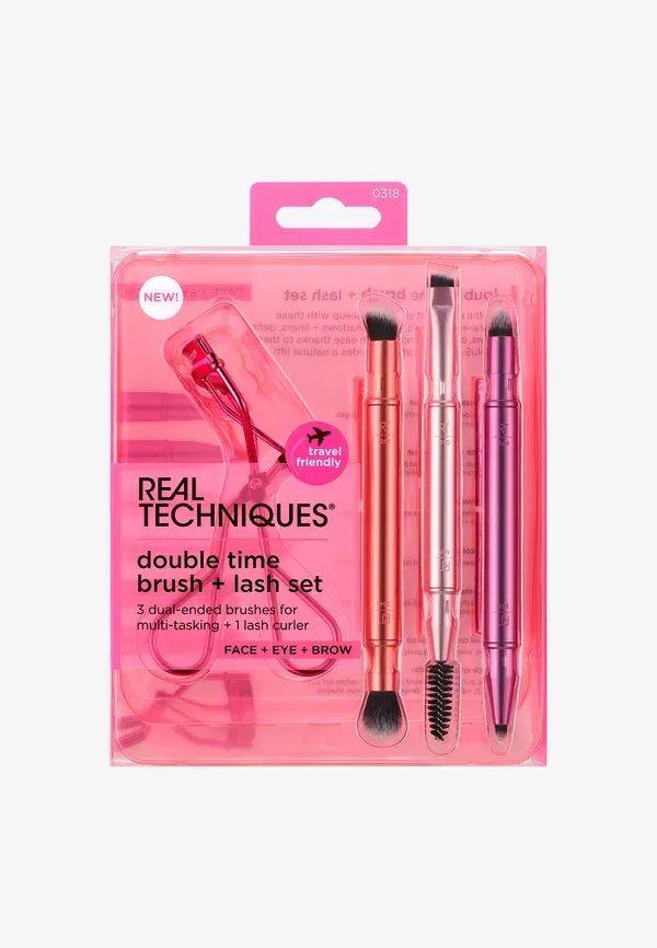 Набор кистей для макияжа Double time brush + lash set Real Techniques 149 г