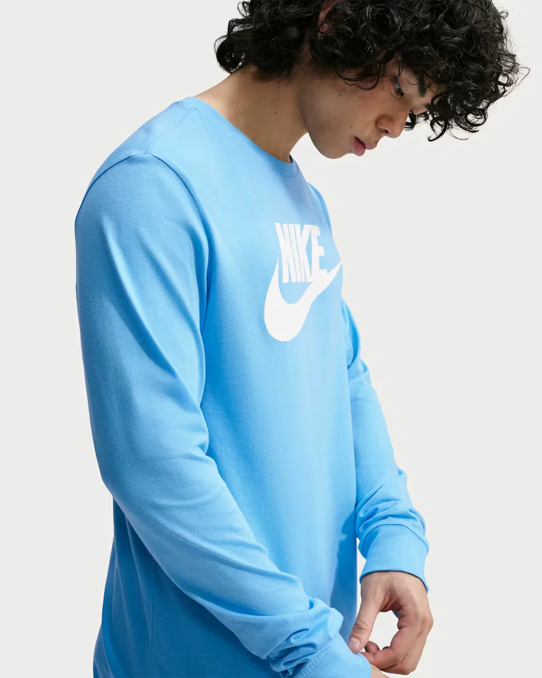 Мужская футболка с длинными рукавами Nike Sportswear, Football Blue — фото 3