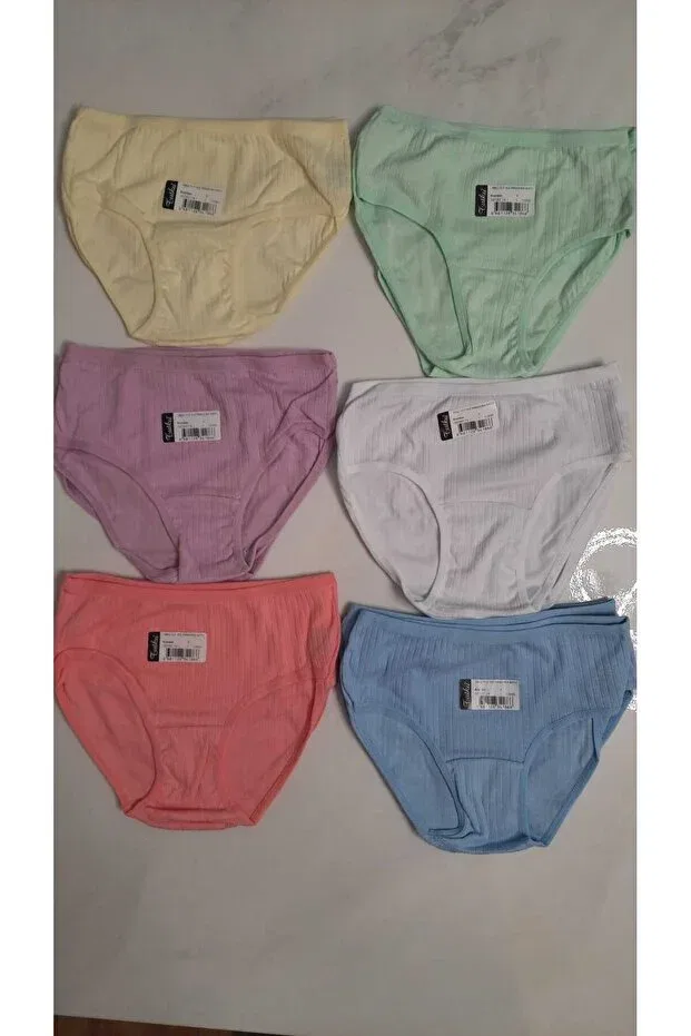 Детские трусы для девочек хлопковые комплект 6 шт Bato-Slip-Panties Tutku, Multicolor