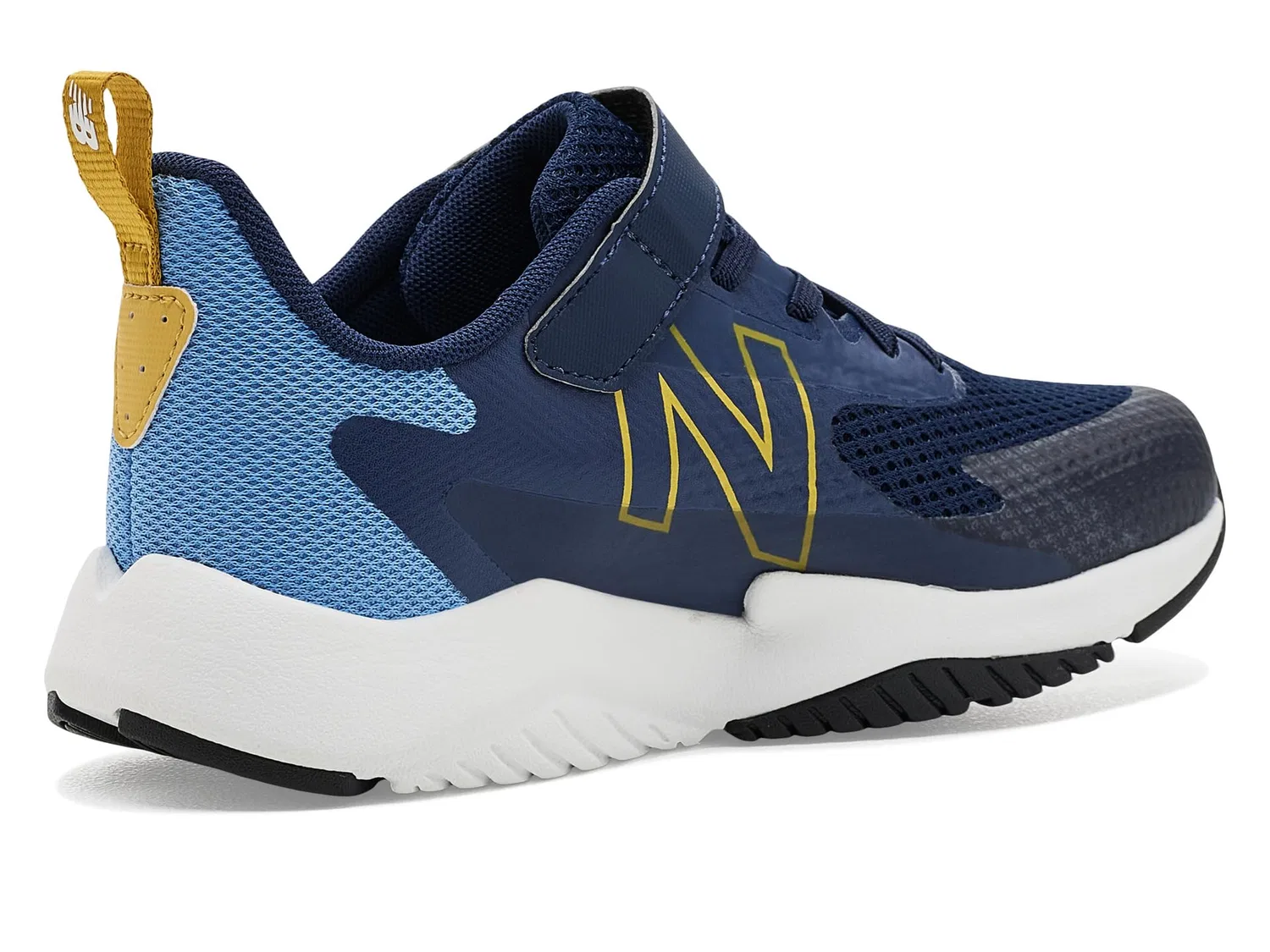 Кроссовки Rave Run Hook-and-Loop (для маленьких детей) New Balance Kids, Analog Blue/NB Navy — фото 4