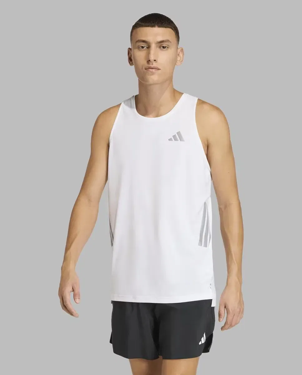 Мужская футболка с принтом Adi365 Iconic Stripes adidas, Blanco