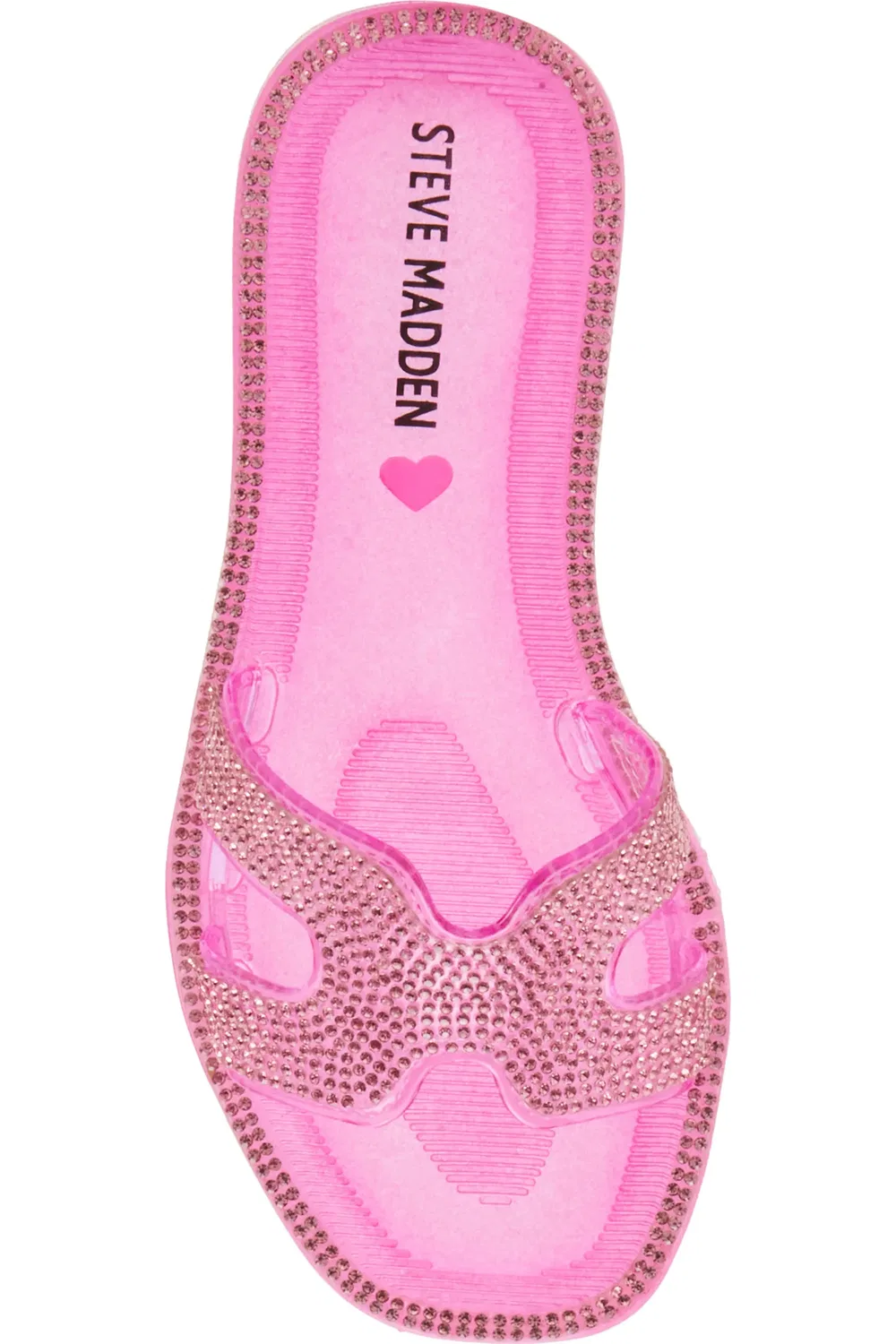 Детские сандалии слипоны с геометрическими вырезами Jpop Steve Madden, розовый — фото 4