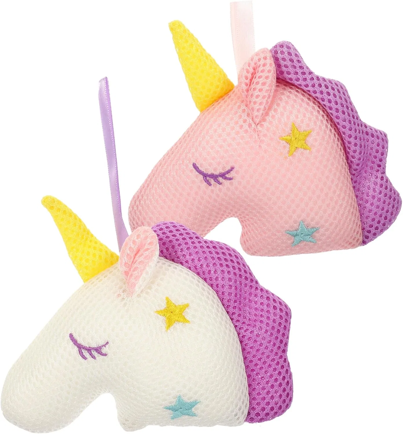 Мочалка для душа Unicorn, Healeved, набор 6 шт, 16x10x5 см