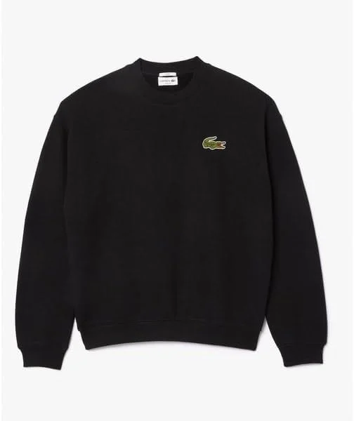Толстовка LACOSTE Мужская толстовка с круглым вырезом и капюшоном, черный — фото 3