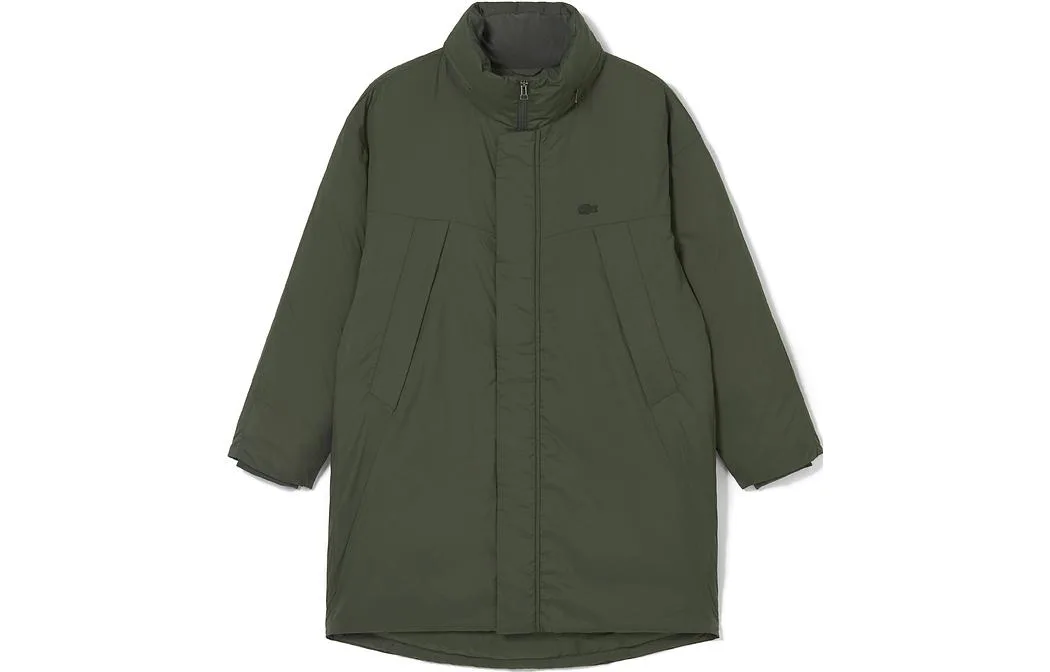 Пуховик мужской с воротником стойкой LACOSTE, z0w/коричневый — фото 3
