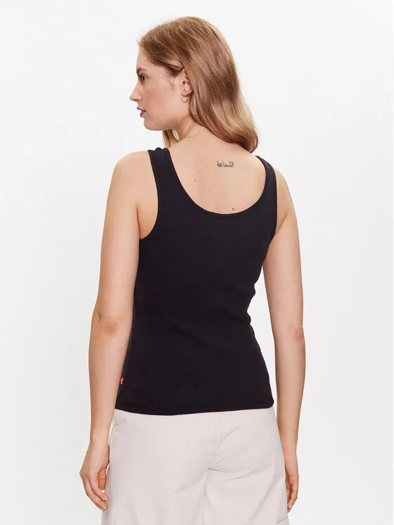 Топ regular fit Essential Levi'S, черный — фото 3
