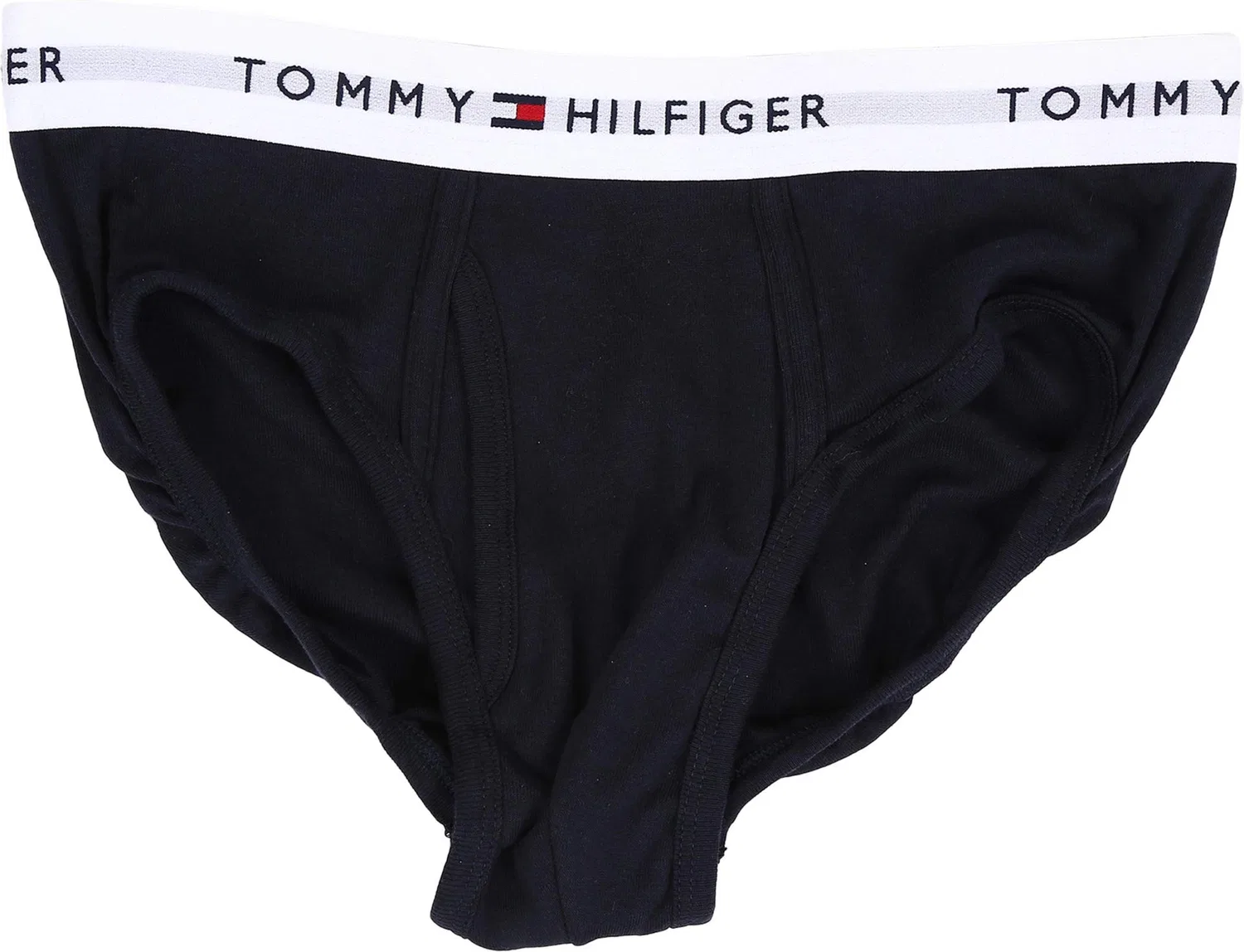 Мужские хлопковые трусы-слипы 4-Pack Brief Briefs Tommy Hilfiger, 2 Dark Blue, 2 Gray — фото 4