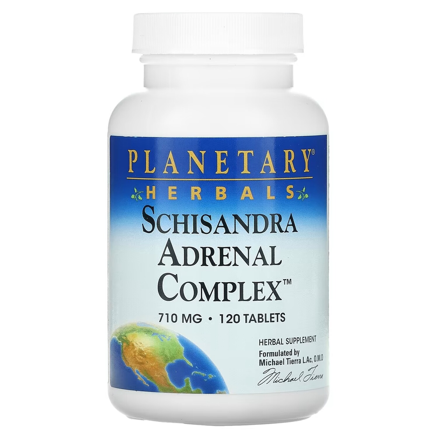

Planetary Herbals Schisandra Adrenal Complex 710 мг, 120 таблеток