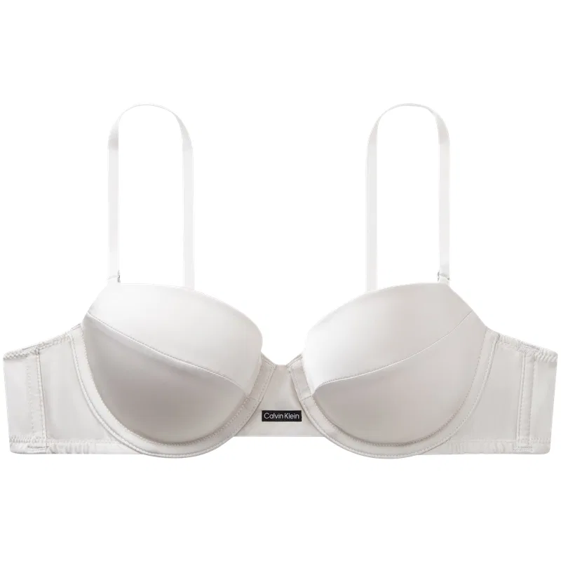 Женский бюстгальтер минималистичный Calvin Klein, Chalk White