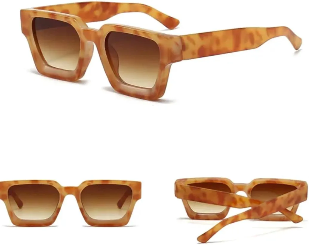 

Солнцезащитные очки с защитой UV400 | Градиентная синяя оправа, маленькая | для женщин и мужчин, для занятий спортом на открытом воздухе и вождения DSVIGF, Gray Black