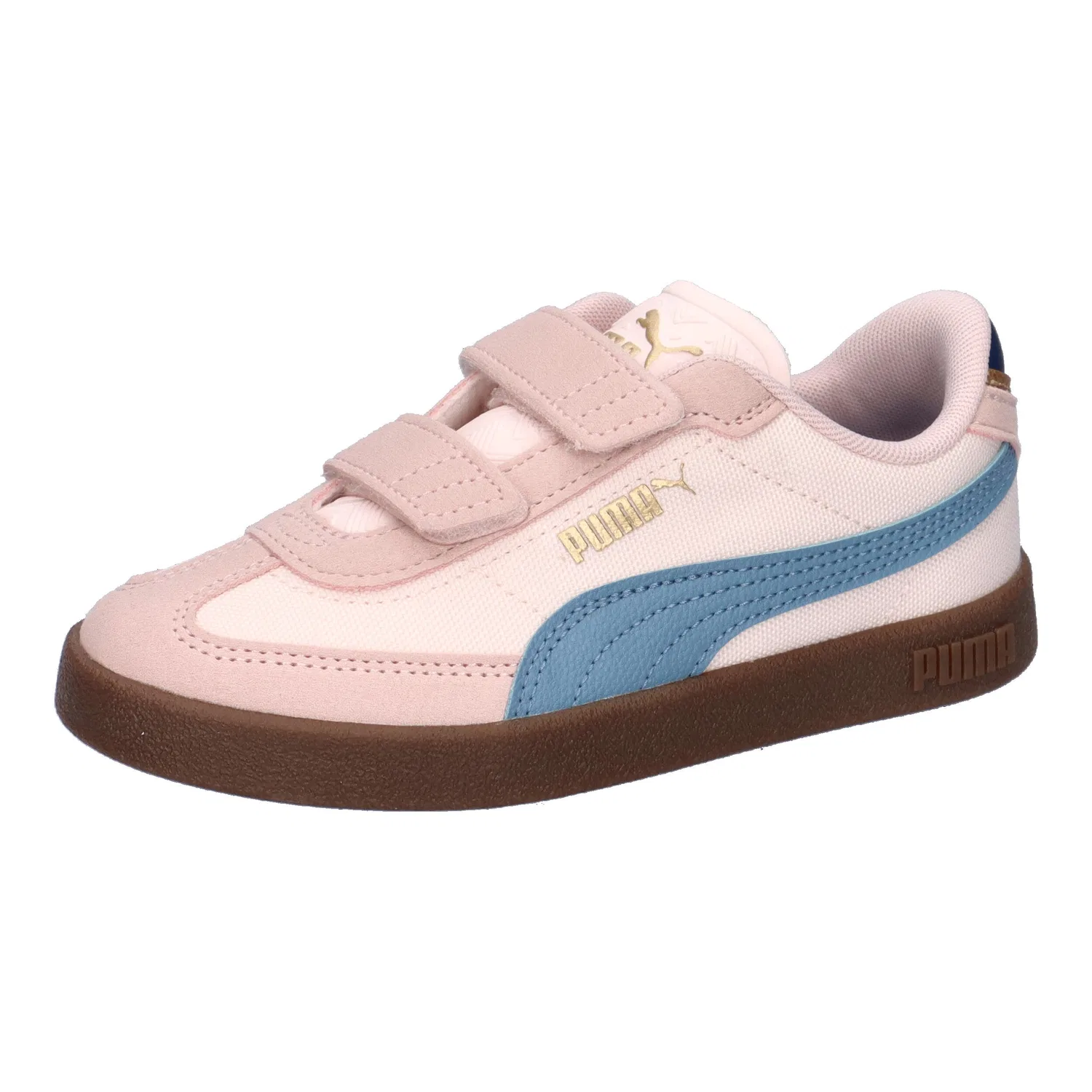Детские кроссовки с кожаным верхом Puma Club II Era CV V PS, Цвет Rosa