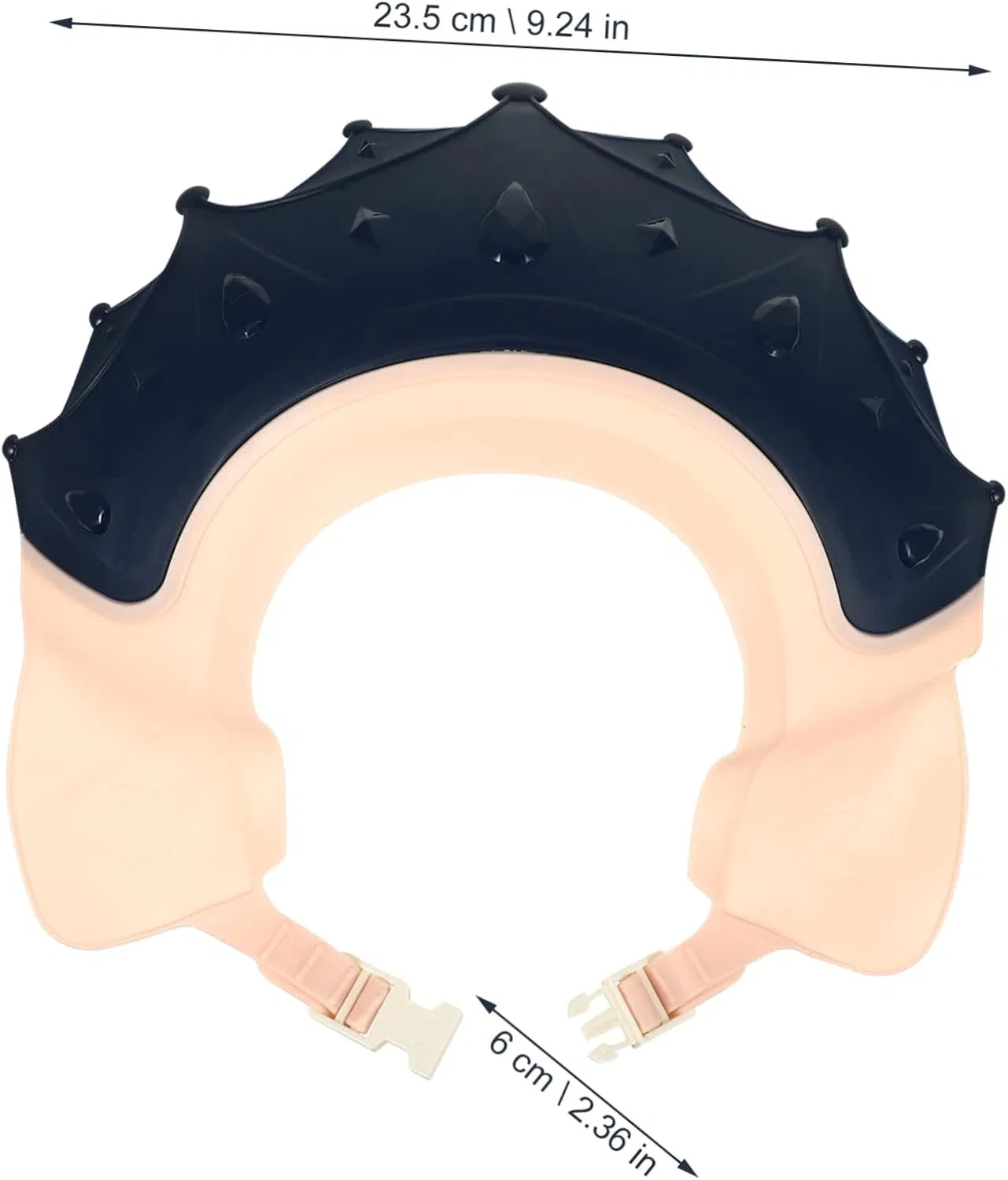 Шапочка для душа Toyvian, набор 5 шт, 23,5x23,5 см, Blue — фото 3