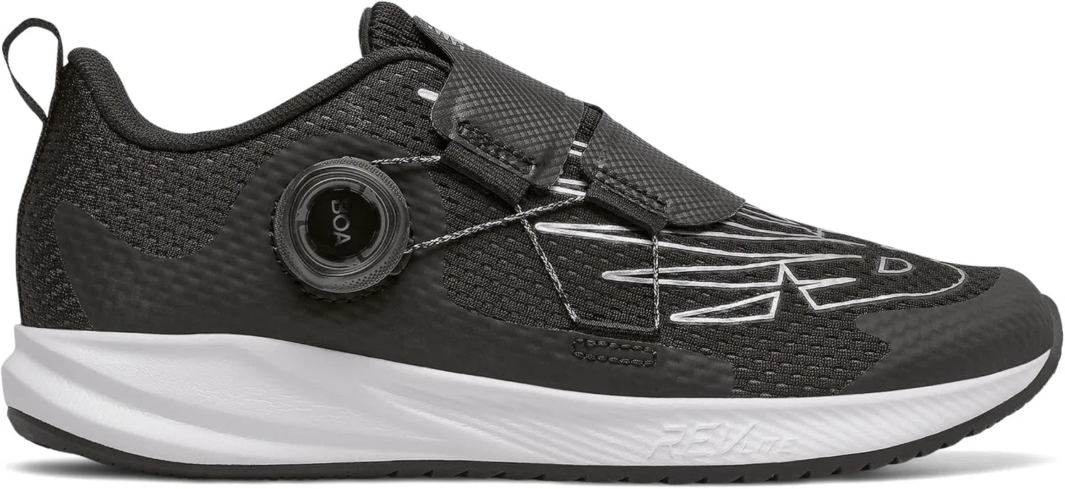 Детские кроссовки для бега FuelCore Reveal V3 Boa New Balance, Black/White — фото 2