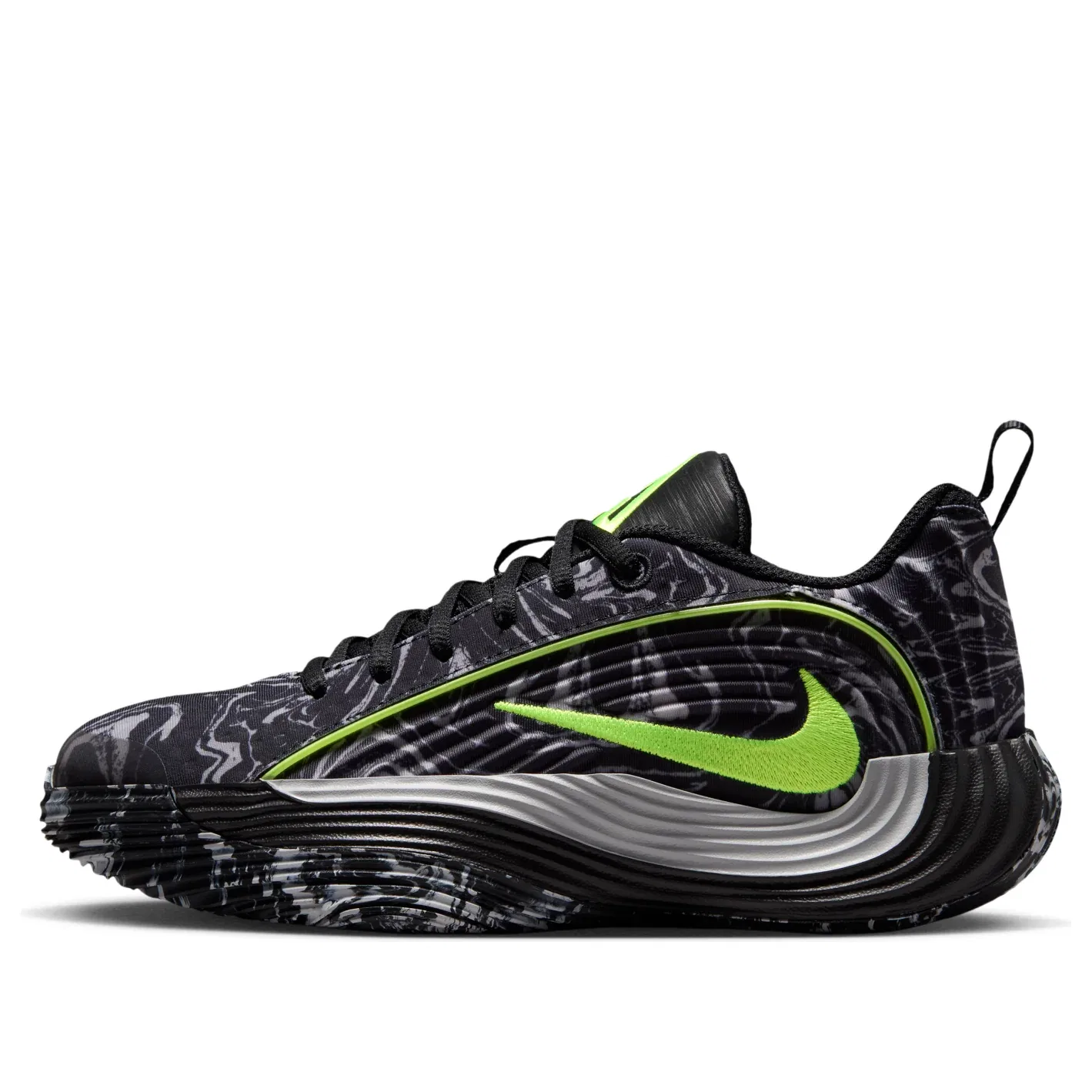 Детские кроссовки с синтетическим верхом Giannis Immortality 5 'Black Volt' Nike, Black/Volt/Light Smoke Grey