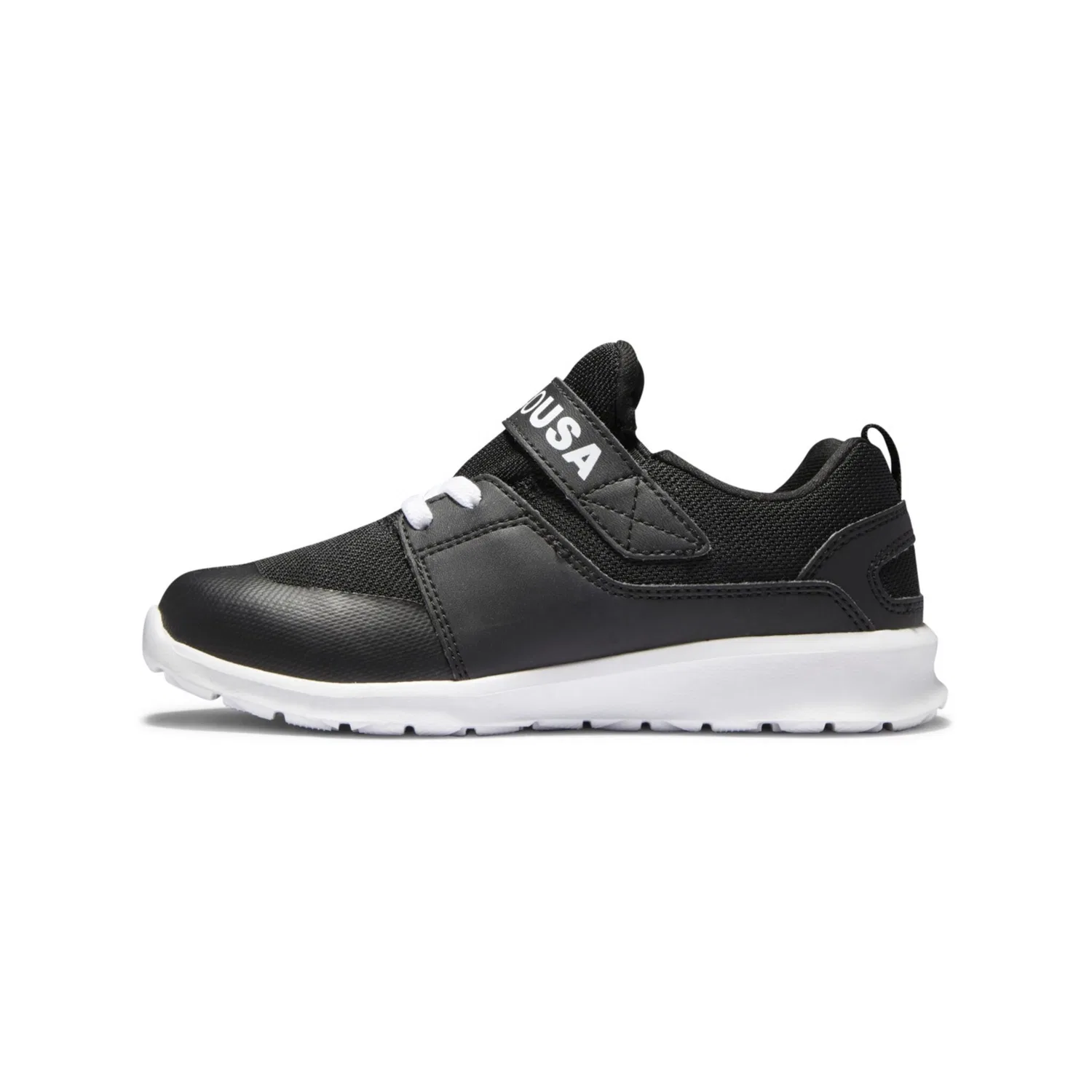 Детские кроссовки с сетчатым верхом Heathrow Prestige Ev DC Shoes, Black/White — фото 3