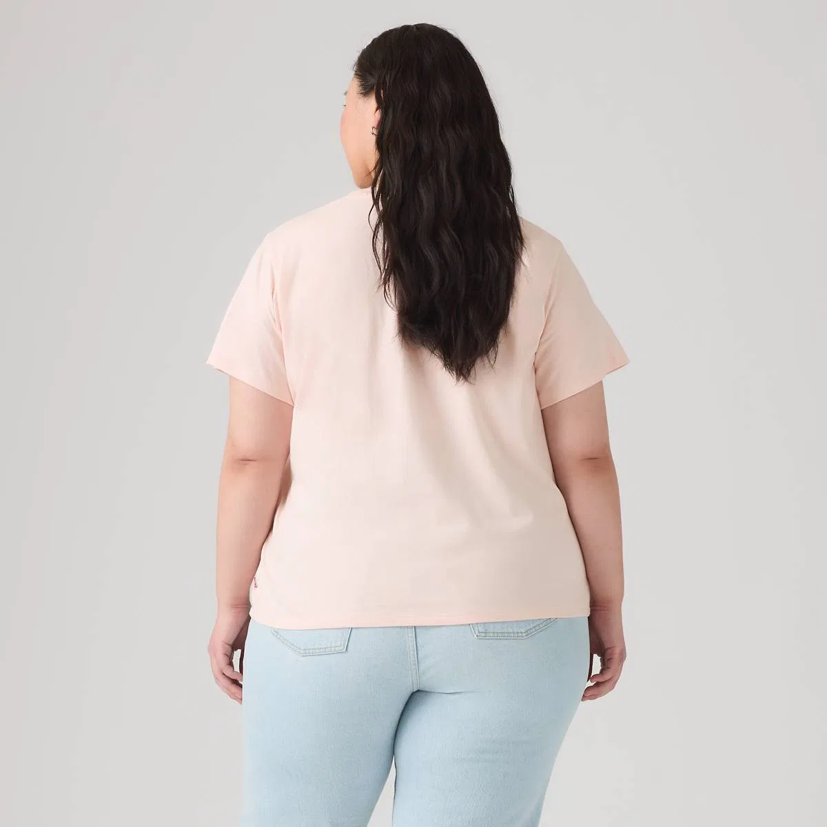 Идеальная футболка (большого размера) Levi's, Botanical Rose Serif Mangano Calcite - Pink — фото 4
