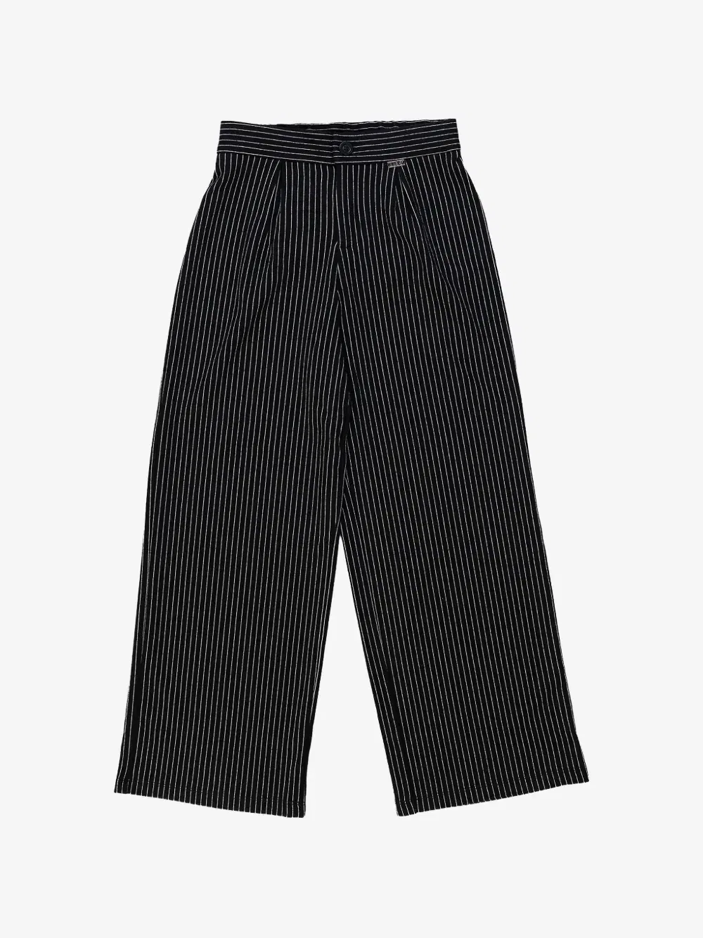 Брюки палаццо в тонкую полоску Liu Jo Kids, черный