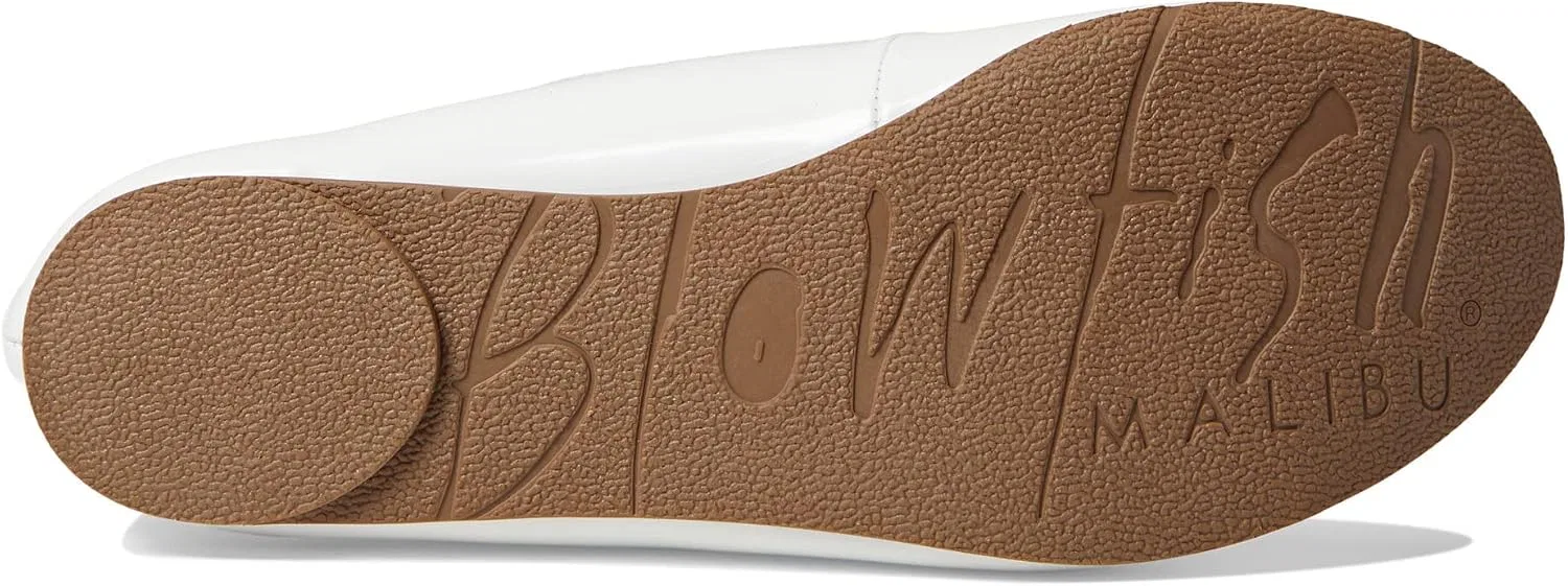 Детские балетки для девочек Pushi-k Blowfish Malibu, White Patent — фото 4