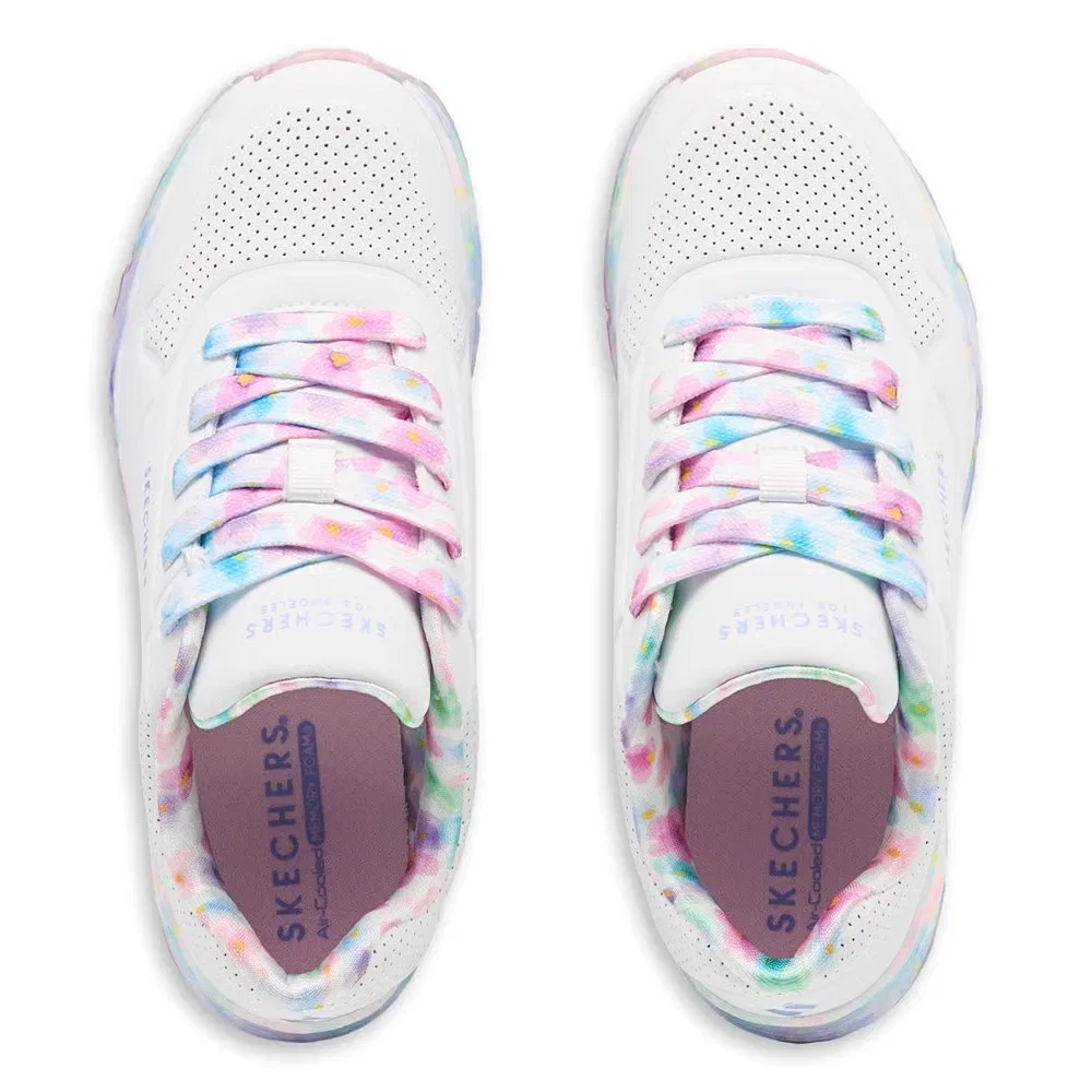 Детские кроссовки Street Uno Skechers, White Flower Multi — фото 4