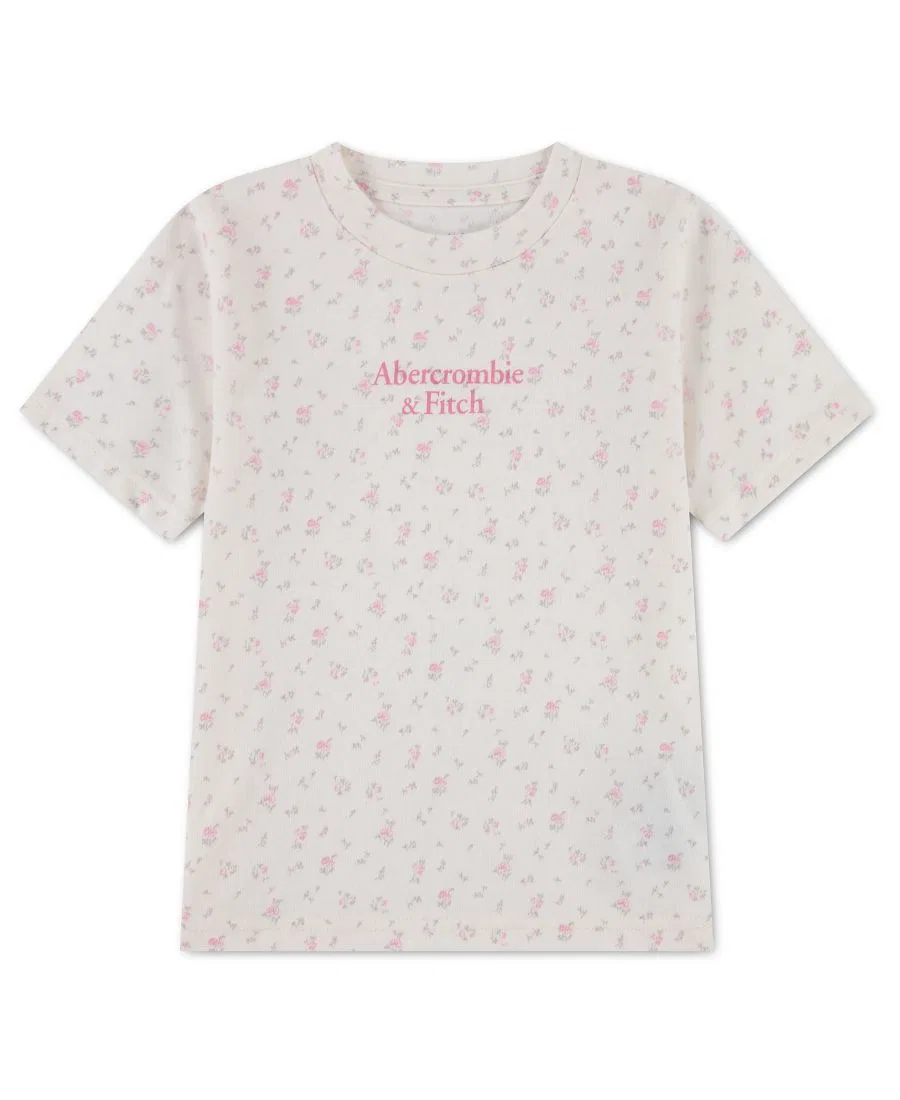 Футболка хлопковая с принтом Abercrombie Kids, Jet Stream