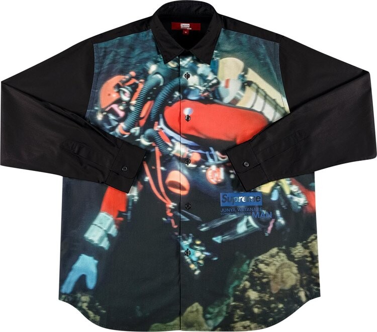 

Рубашка Supreme x Junya Watanabe x Comme des Garçons MAN Nature Shirt 'Black', черный