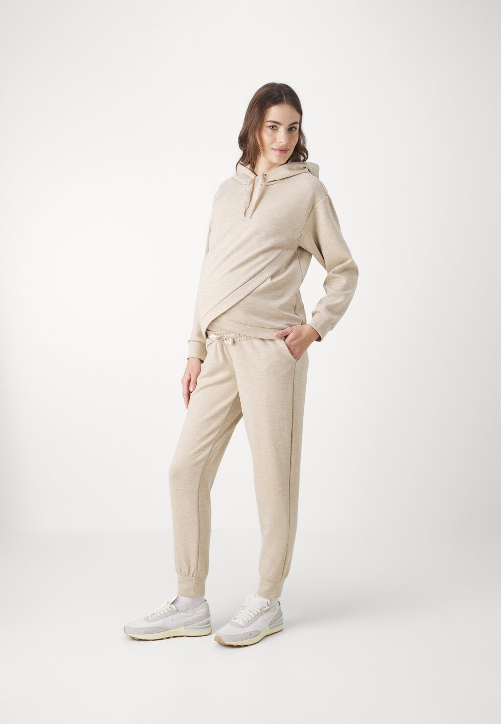 

Футболка с длинным рукавом Set Anna Field, цвет mottled beige