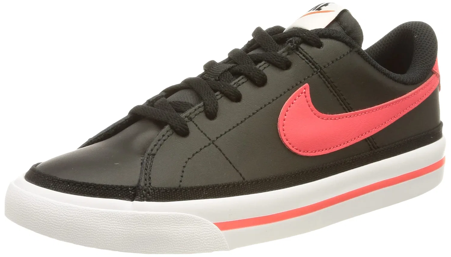 Детские кроссовки для мальчиков с закрытым носком NIKE, Black Siren Red White