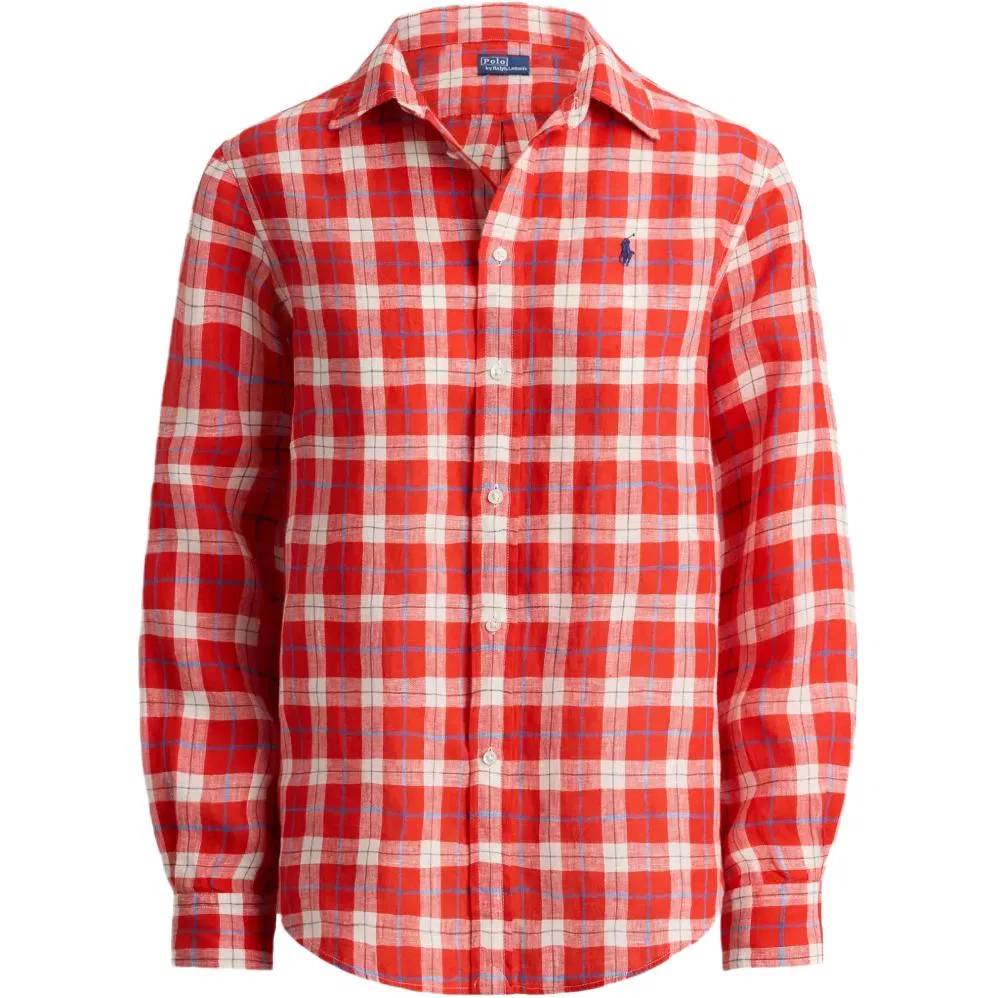 Женская рубашка Polo Ralph Lauren, Red White