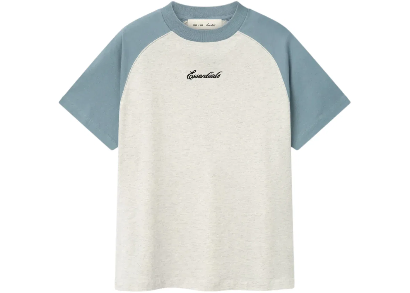 Детская футболка с длинным рукавом Tee Fear of God, Oatmeal/Coastal