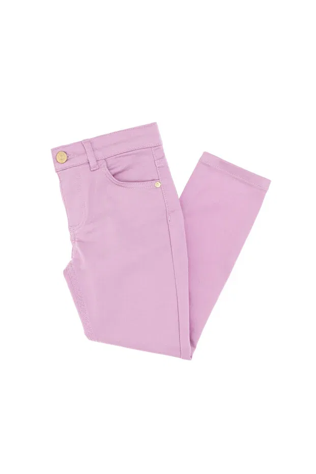 Детские брюки для девочек зауженные U.S. Polo Assn., Pink — фото 3