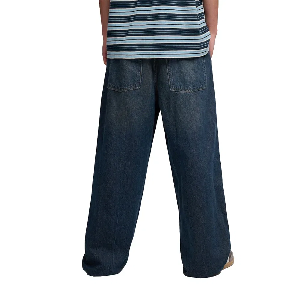 Мужские джинсы свободного кроя Oversized Rigid Washed Superdry, Blue — фото 2