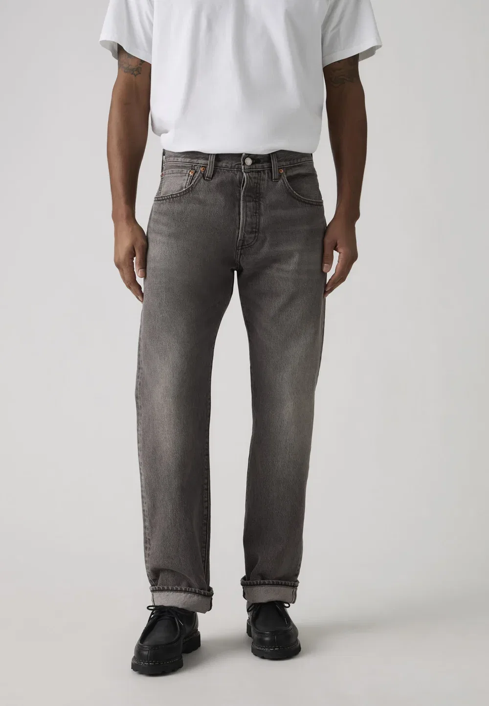 Джинсы прямого кроя 501 свободного кроя Levi'S, Black Ash Selv