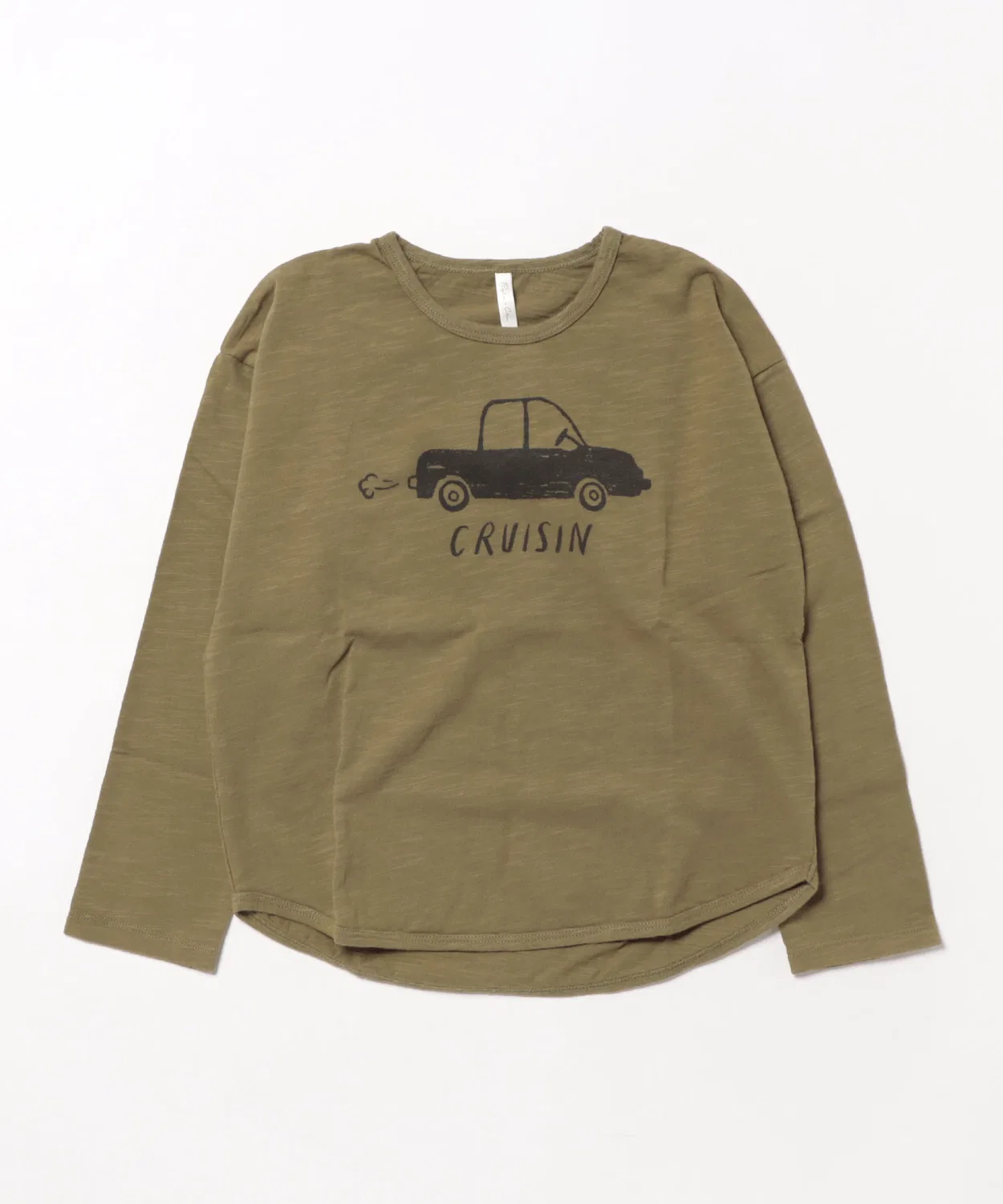 Детская футболка с длинным рукавомCruisin Rylee + Cru, Kaki