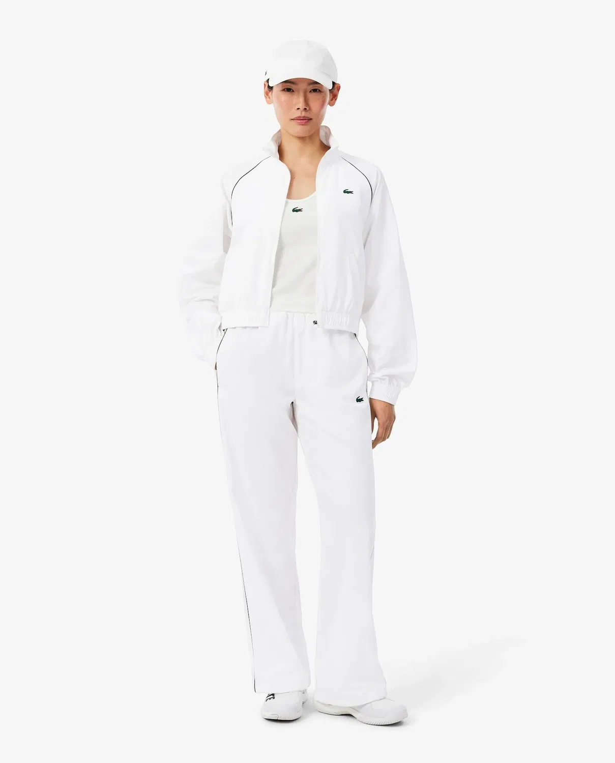 Брюки спортивные женские Lacoste Negro с водоотталкивающей отделкой — фото 4