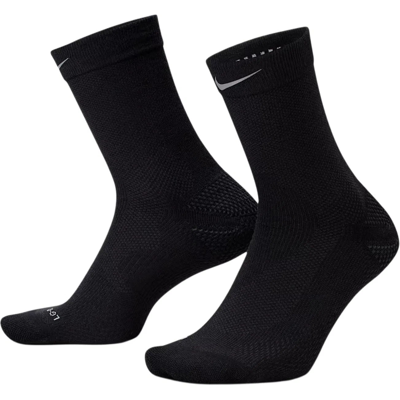 Мужские/Женские носки с длинным голенищем из легкой шерсти Nike, Black